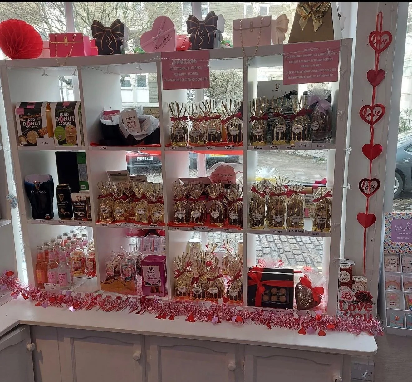 The Chocolate Box shop display