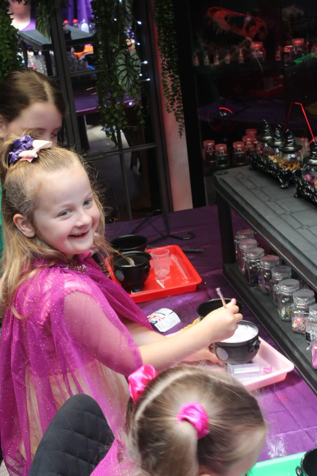 Child enjoying a birthday party